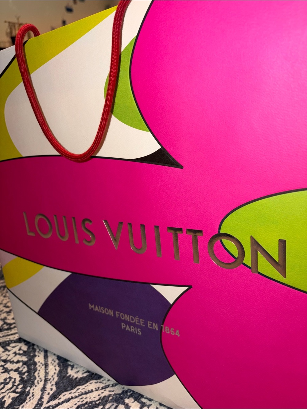 Louis Vuitton MURAKAMI 20th Year Shopping Bag - Large - Picture 1 of 5